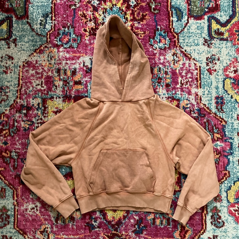 Aerie/American Eagle Reverse Terry Cropped Hoodie Size XS